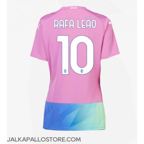 AC Milan Rafael Leao #10 Kolmaspaita Naisten 2023-24 Lyhythihainen
